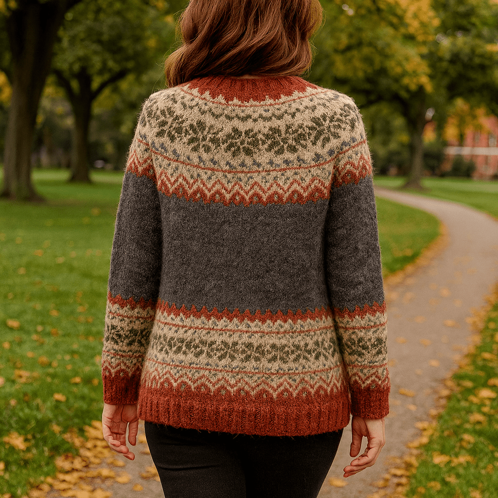 Cardigan géométrique pour Femmes - Emilia Lane