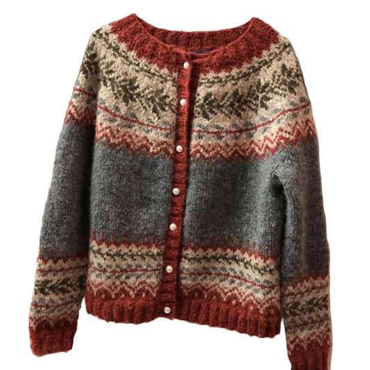 Cardigan géométrique pour Femmes - Emilia Lane