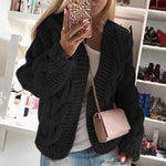 Cardigan Ouvert en Tricot Épais pour Femme - Emilia Lane