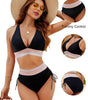 Bikini due pezzi a vita alta da donna | Ideale per le vacanze