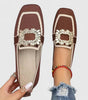 Chaussons Orthopédiques avec Boucle Décorative pour Femmes - Emilia Lane