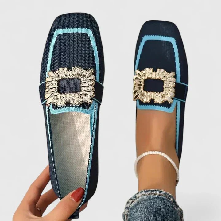 Chaussons Orthopédiques avec Boucle Décorative pour Femmes - Emilia Lane