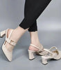 Chaussures à Talons Bloc à Bout Pointu pour Femmes - Emilia Lane