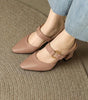 Chaussures à Talons Bloc à Bout Pointu pour Femmes - Emilia Lane