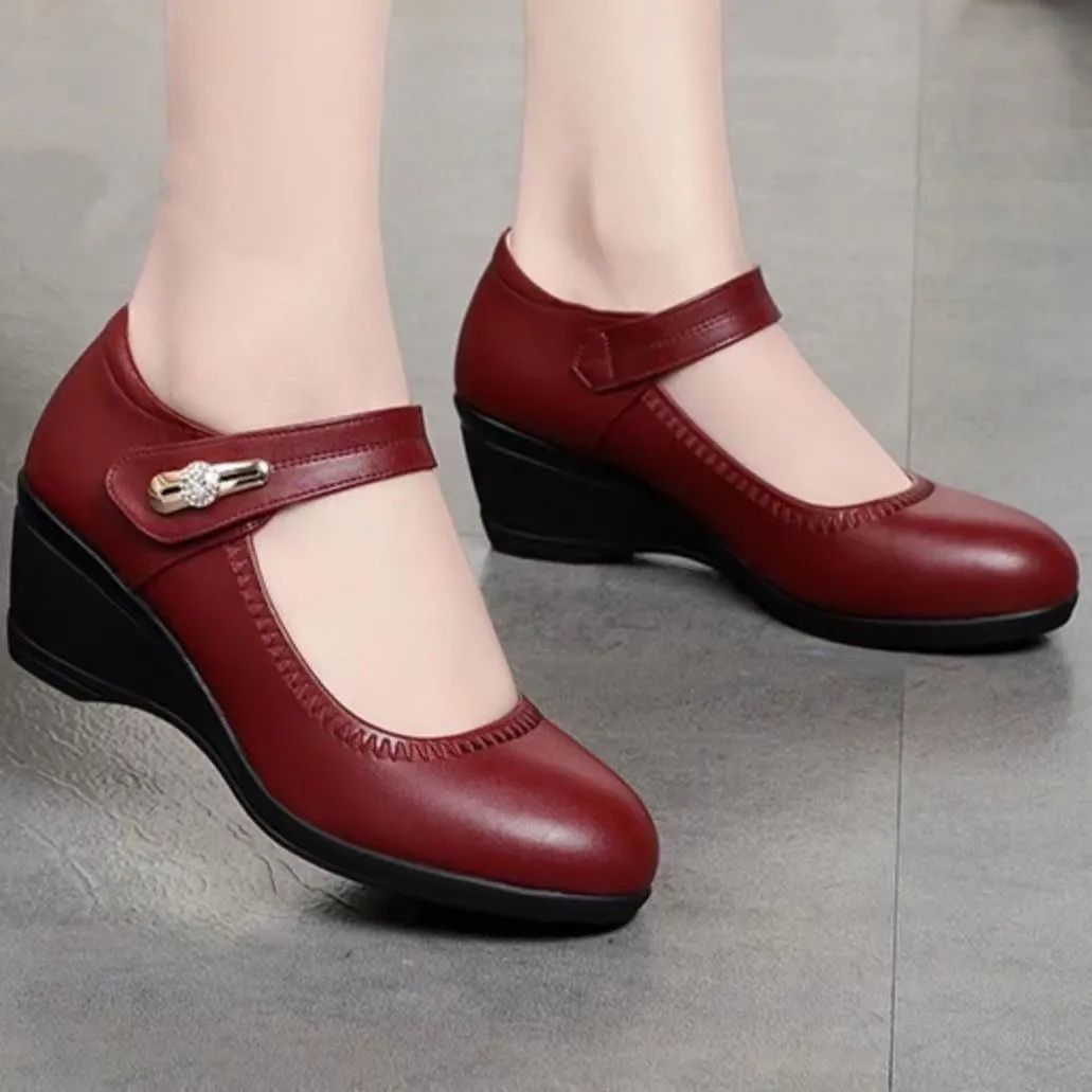 Chaussures à talons en cuir doux pour femmes - Emilia Lane