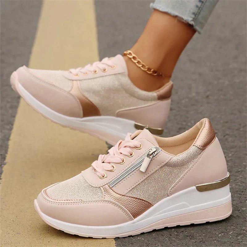 Chaussures de Sport à Lacets et Fermeture Éclair pour Femmes - Emilia Lane