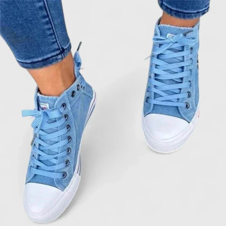 Chaussures Montantes en Denim pour Femme | Idéales pour le Printemps - Emilia Lane