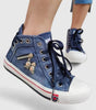 Chaussures Montantes en Denim pour Femme | Idéales pour le Printemps - Emilia Lane