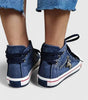 Chaussures Montantes en Denim pour Femme | Idéales pour le Printemps - Emilia Lane