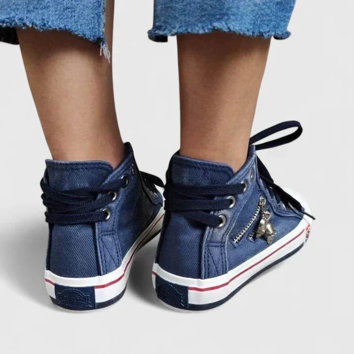Chaussures Montantes en Denim pour Femme | Idéales pour le Printemps - Emilia Lane