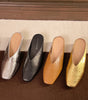 Chaussures plates en cuir vegan pour femmes - Emilia Lane