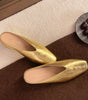Chaussures plates en cuir vegan pour femmes - Emilia Lane