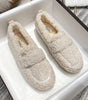 Chaussures Plates en Laine Peluche pour Femmes - Emilia Lane