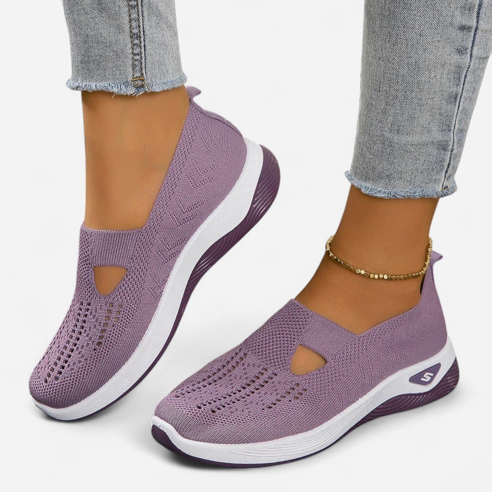 Chaussures Slip - On en Mesh pour Femmes - Emilia Lane