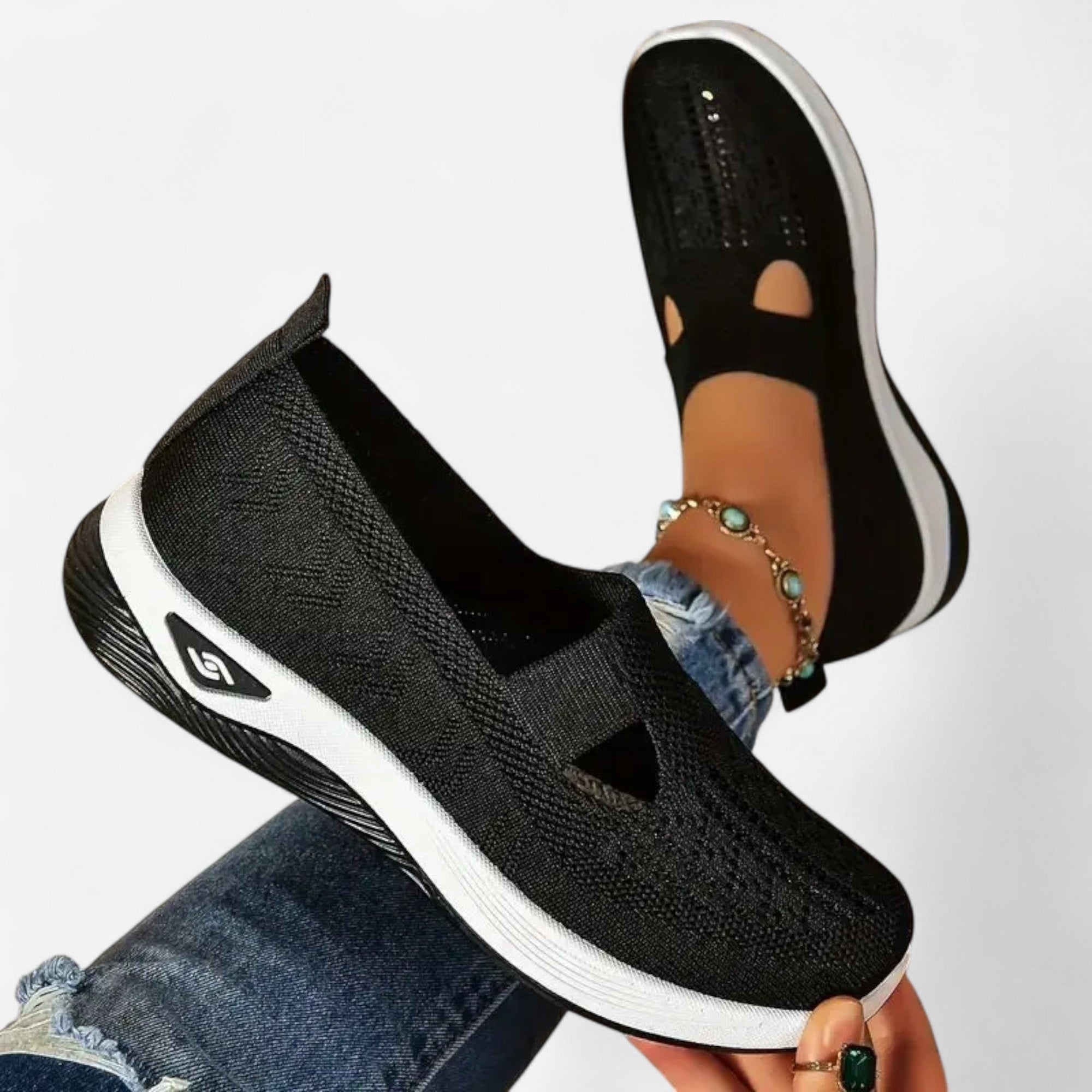 Chaussures Slip - On en Mesh pour Femmes - Emilia Lane