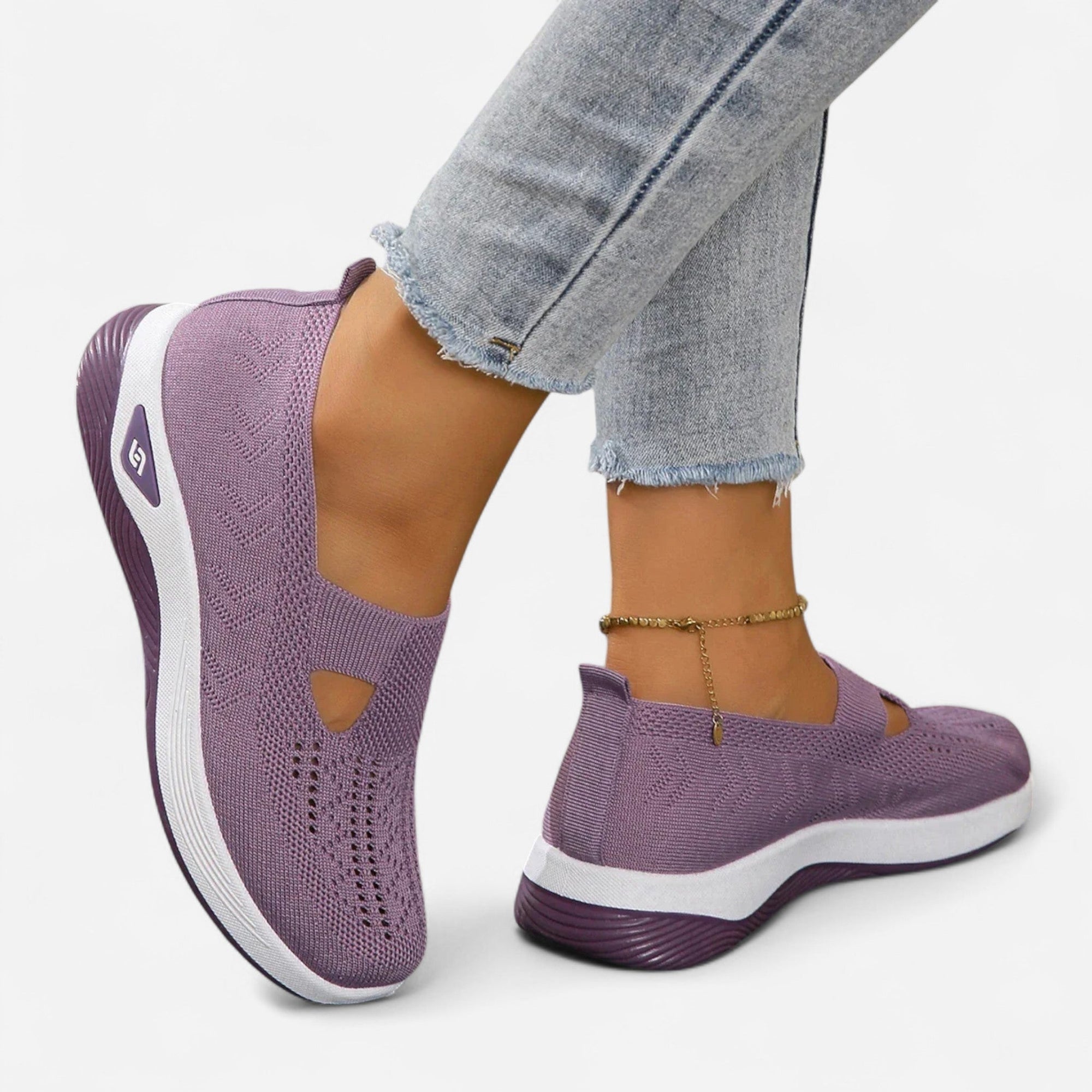 Chaussures Slip - On en Mesh pour Femmes - Emilia Lane