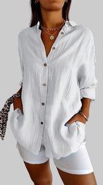 Chemise Boutonnée Manches Longues pour Femmes - Emilia Lane