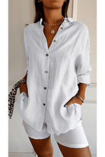 Chemise Longue à Col Revers pour Femme - Emilia Lane