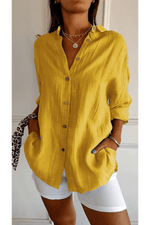 Chemise Longue à Col Revers pour Femme - Emilia Lane