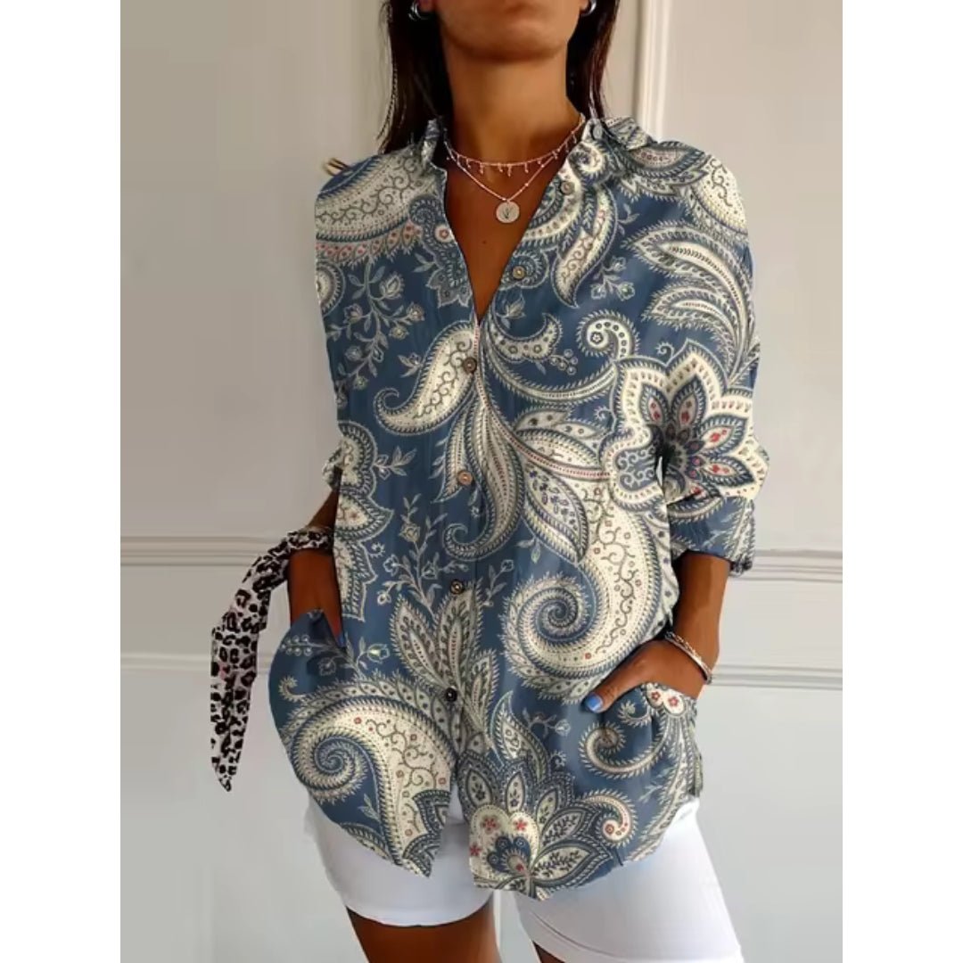 Chemise Longue à Imprimé Floral pour Femmes - Emilia Lane