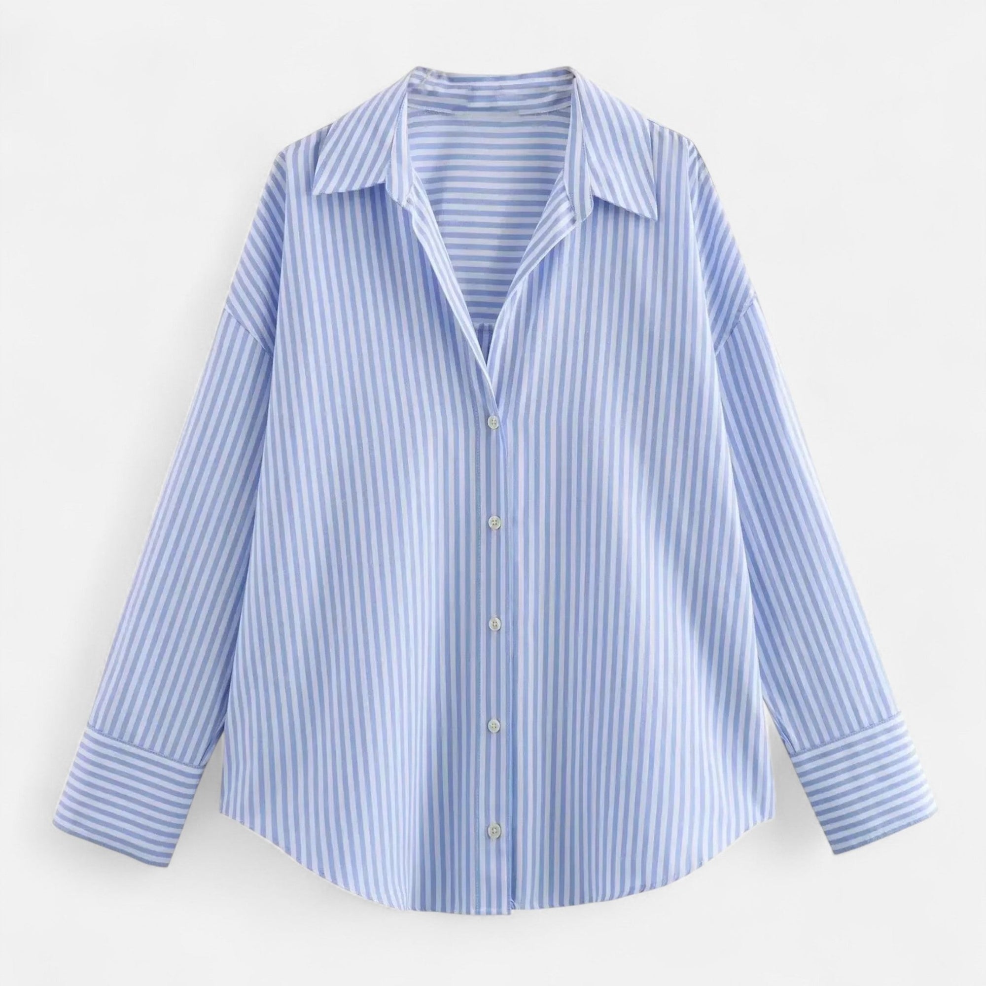 Chemise Oxford Femme à Manches Longues - Emilia Lane