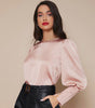 Chemise Satin à Manches Longues pour Femme - Emilia Lane