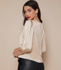 Chemise Satin à Manches Longues pour Femme - Emilia Lane