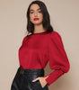 Chemise Satin à Manches Longues pour Femme - Emilia Lane