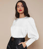 Chemise Satin à Manches Longues pour Femme - Emilia Lane