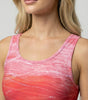 Costume da bagno sportivo con schiena scoperta per donna