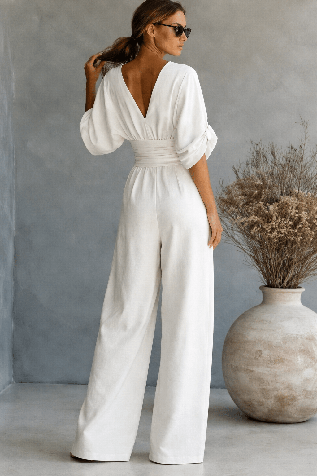 Combinaison Élegante à Taille Haute pour Femme | Idéale pour le Quotidien - Emilia Lane