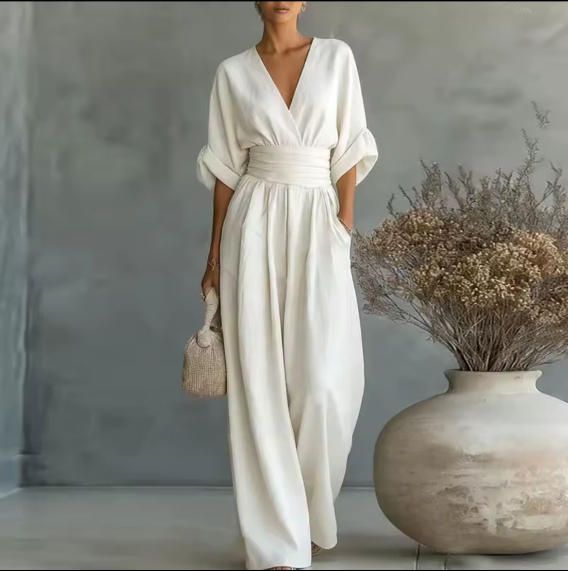 Tuta elegante a vita alta da donna | Ideale per tutti i giorni