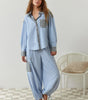 Ensemble Pyjama Pantalon Long en Polyester pour Femme