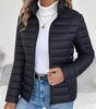 Doudoune Matelassée Col Montant pour Femme | Idéale pour l'Hiver - Emilia Lane