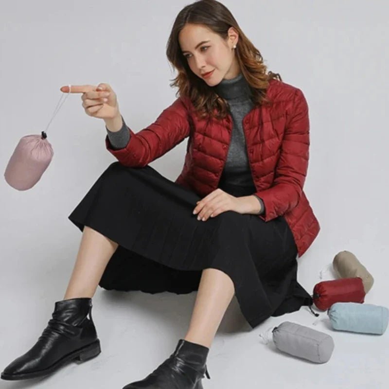 Doudoune ultra légère en nylon pour Femme - Emilia Lane