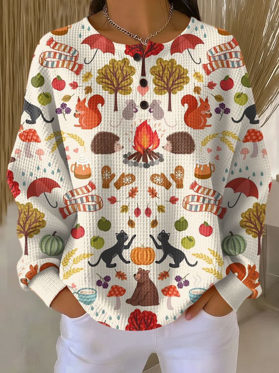 Pull en Tricot Waffle pour Femmes