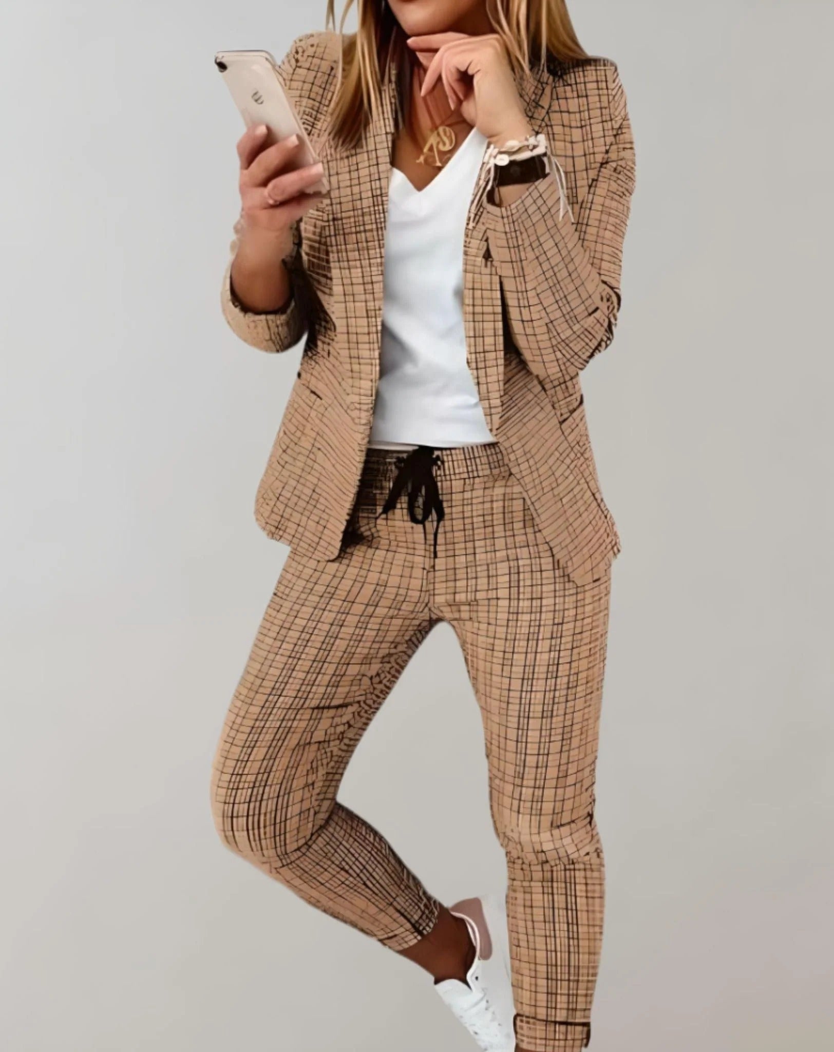 Ensemble blazer et pantalon pour femmes - Emilia Lane