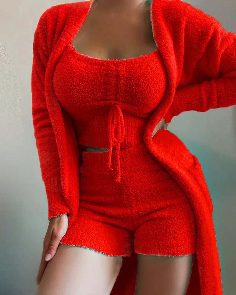 Ensemble Lounge Chic 3 Pièces pour Femmes - Emilia Lane