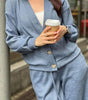 Ensemble Pantalon et Cardigan en Laine pour Femmes - Emilia Lane