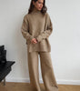 Ensemble pull à col roulé avec pantalon pour femme - Emilia Lane