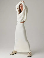 Ensemble Pull et Jupe en Tricot pour Femmes - Emilia Lane