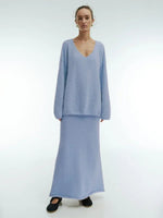 Ensemble Pull et Jupe en Tricot pour Femmes - Emilia Lane