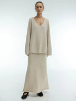 Ensemble Pull et Jupe en Tricot pour Femmes - Emilia Lane