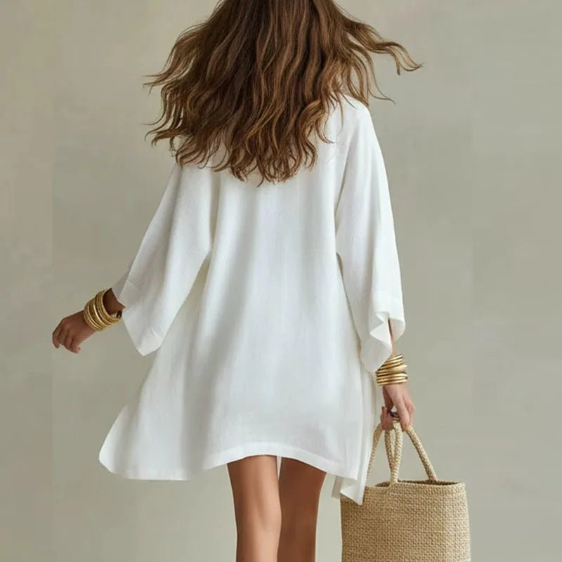 Ensemble Tricoté 3 Pièces Col V pour Femme | Idéale pour l'Été - Emilia Lane
