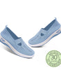 Sneaker comoda e leggera senza lacci in maglia per donna