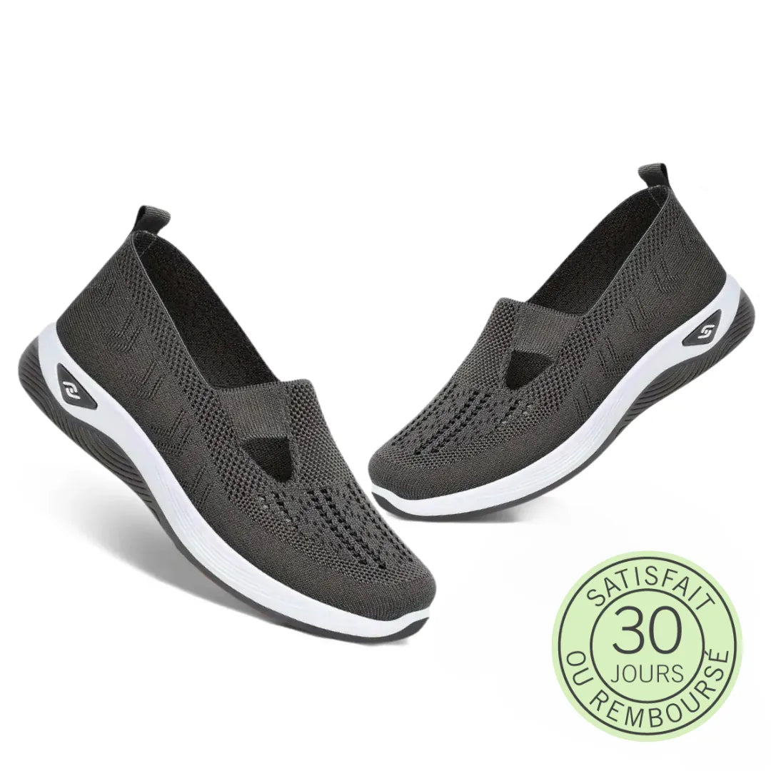 Sneaker comoda e leggera senza lacci in maglia per donna