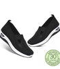 Sneaker comoda e leggera senza lacci in maglia per donna