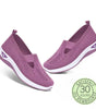 Sneaker comoda e leggera senza lacci in maglia per donna