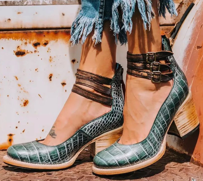 Scarpe Mary Jane retrò con tacco da donna | Ideali per le uscite
