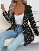 Manteau Réversible avec Imprimé Léopard pour Femmes